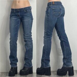 Y2K Abercrombie & Finch Low Rise Straight Leg Jeans Size 4